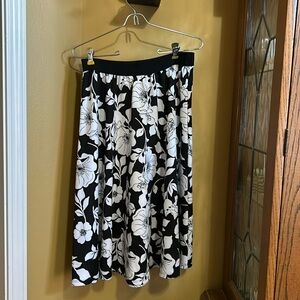 Black and white skirt